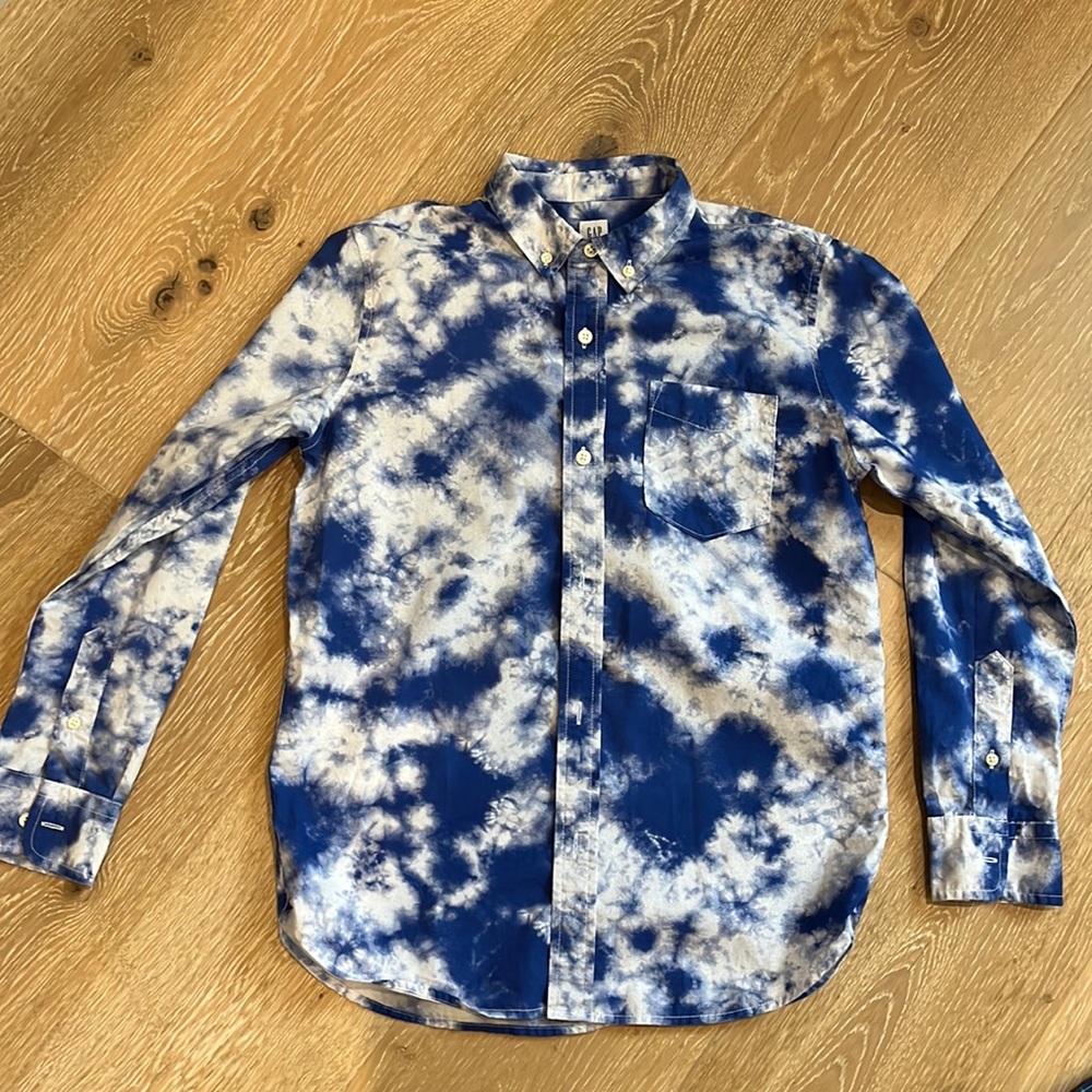 GAP boys button down shirt long sleeves size XL (12)